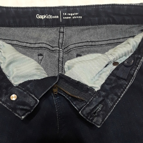 Gap Super Skinny Jeans. 🎀Girls Size: W14x27L - Picture 5 of 7